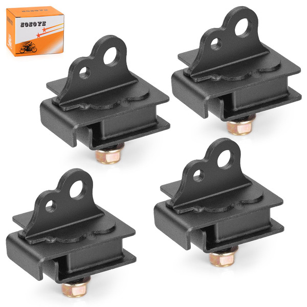 Bottom and Top Engine Mount Rubber Damper Kit Compatible with Yamaha YXR660 Rhino 660 Grizzly 660 2002-2008 5UG-21485-00-00