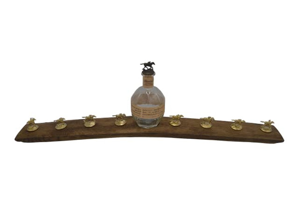 Elite Wine Racks Cork Stopper Display for Blanton's Corks (Walnut)