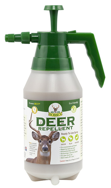 Bobbex B550170 Ready to Use Deer Repellent with E-Z Pump Sprayer, 48-Ounce , White