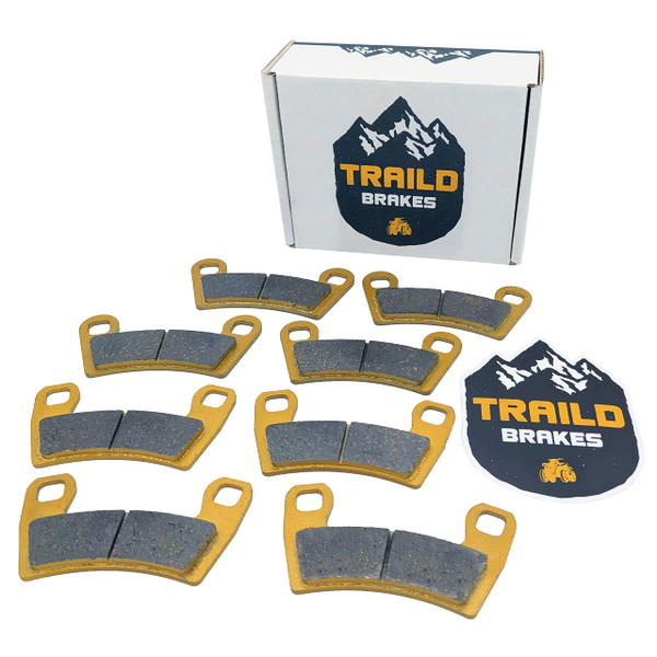 Polaris RZR Trail/S 1000/Trail S 1000/S 900/Trail S 900/900 2014-2026 Ceramic Brake Pad Set Front & Rear