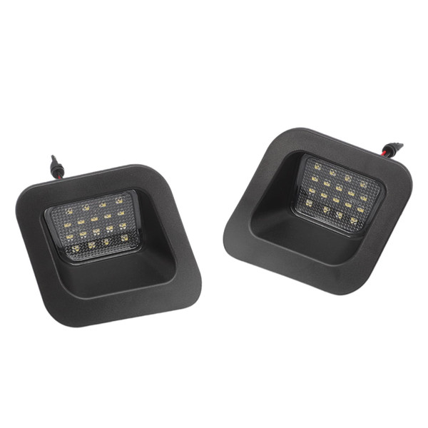 NFSpeeding License Plate Lights Fits for 2003-2018 RAM 1500 2500 3500 Pickup, Set of 2 Truck Number Lamps Assembly Led Tag Light Kit, 6000K White