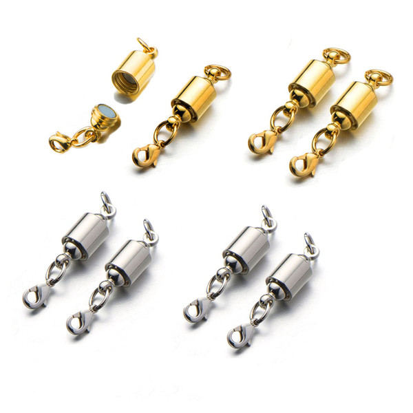 Zpsolution Screw Magnetic Clasps for Necklaces Safety Magnetic Locking Jewelry Clasp Converter
