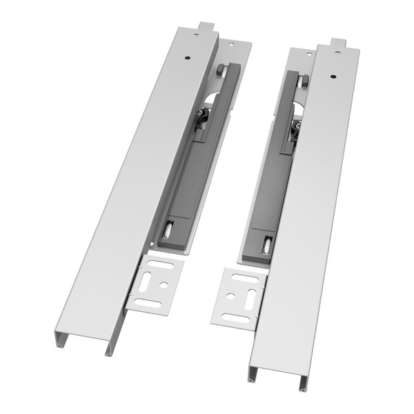 VADANIA 10" Undermount Drawer Slide, Soft Close, Bottom Mounted & Bottom Support, 88 lb Load Capacity, 3-Fold Full Extension, Non-Detachable, Invisible Drawer Slies,1 Pair(2-Pack)