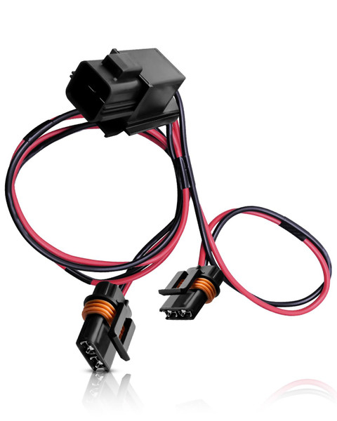 AUGREX Engine Cooling Fan Motor Wiring Harness Fit for Dodge Challenger 2009-2014 Chrysler 300 2009-2014 Charger 2009-2014, Replace 68050137AA 68050137AB