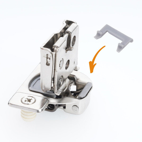 (Decobasics ONLY) Cabinet Restrictor Clips (50 Pack)- 86° Degree Angle Cabinet Door Hinge Restrictor Clip for Soft Close Hinge-90° Opening Kitchen Soft Close Cabinet Hinges Restraints Restriction Clip