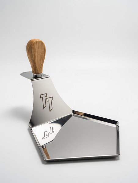 Turbo Trusser Brie Cheese Platter with Serving Knife I Easily Smoke Brie Cheese I Perfect for Smoker, Grill, & Oven I Dishwasher Safe I Made in USA I 1 Platter
