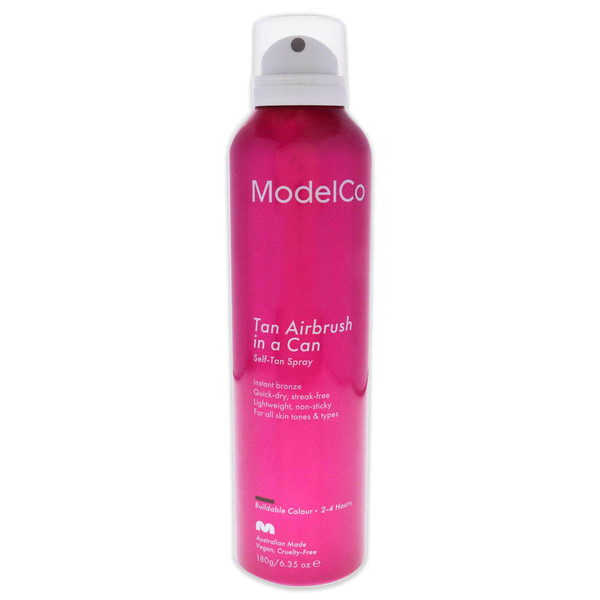 ModelCo Airbrush Tanning Kit - Airbrush Tan And Tan Remover Soap - Salon Worthy Sunless Glow For Body And Face - Prep Skin And Fix Tanning Mishaps - Beautiful Bronze Skin Without The Damage - 2 Pc