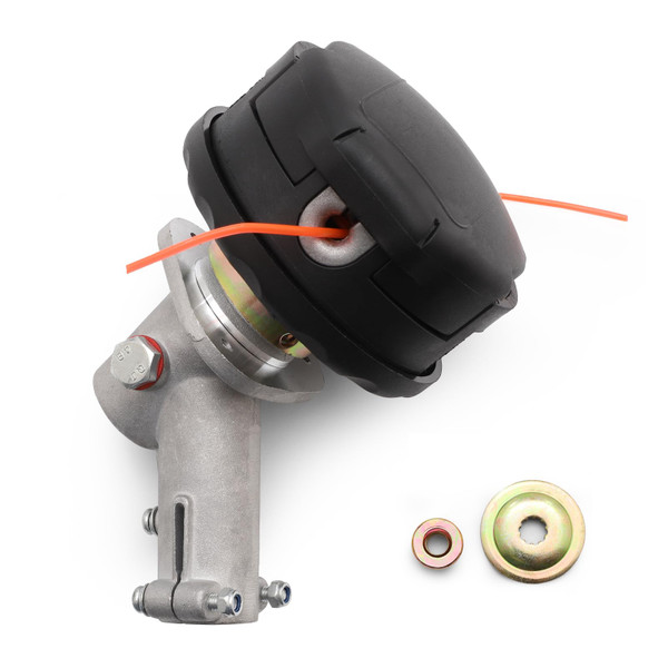 CCNLHZM Trimmer Gear Head Gearbox Head Compatible with Echo SRM-225 SRM-225i SRM-225U SRM-266U SRM-2620 SRM-3020 SRM-280U Weed Eater Head，Replacement P021008181，P021008182