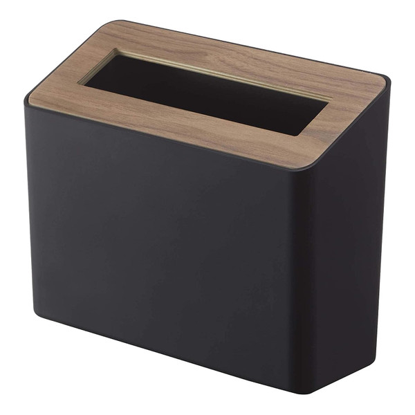 YAMAZAKI Home Rin Table Top Trash Can - Abs Plastic - 0.45 Gallons, 1.7 Liters
