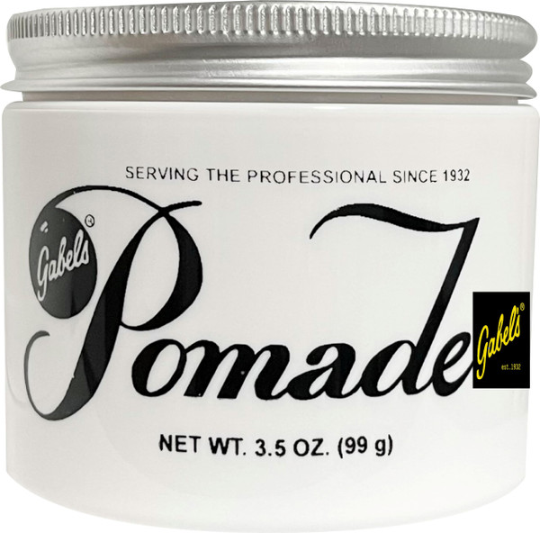 Gabel’s Brilliantine Pomade 3.5oz (Dye Free) Oil Based Hair Styling. Authenic Manufacturer Direct with Exclusive Aluminum Cap and Logo Black Label