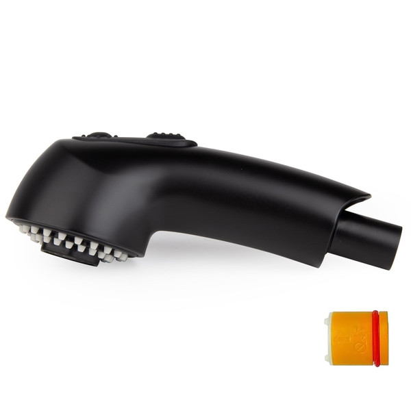 Pull Out Spray for Grohe Kitchen Faucet Parts 46298K00/46312KH0, Pull Out Spray Head, Faucet Head Replacement (Soft Black)