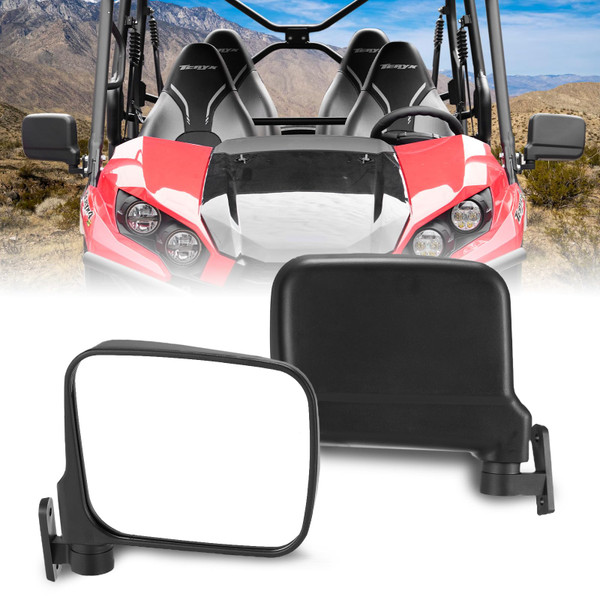 HAKA TOUGH Side Mirrors for Kawasaki Teryx 800 Accessories 2016-2023 Rear View Mirror for Teryx4 800 Side View 2 PCS