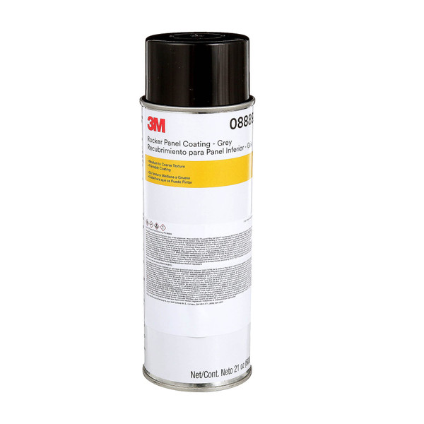 3M Rocker Panel Coating Aerosol Spray, 08889, 21 oz, Gray, Textured Finish, Abrasion Resistant, Chip Resistant, One Size, Factory