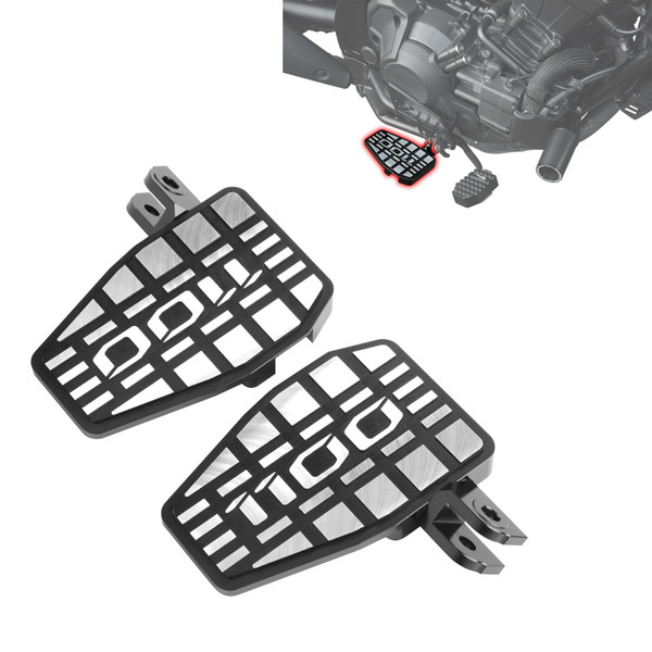 GFARDMOTO Wide Motorcycle Foot Pegs Pedal Compatible with Honda Rebel 1100 CMX1100 (2021-2025 CMX 1100 DCT), Aluminium Footrest Footpeg Extension Enlarge Step Board Extender (Black)