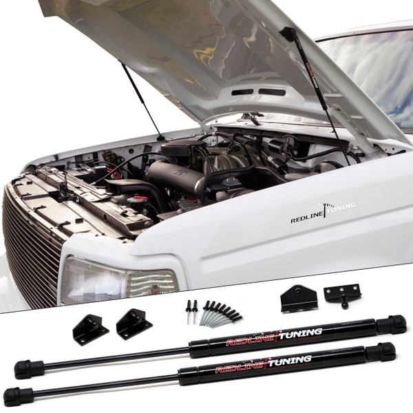 Redline Tuning 11033-02 Hood Lift Plus for Ford F150 F250 Bronco 1992-1997