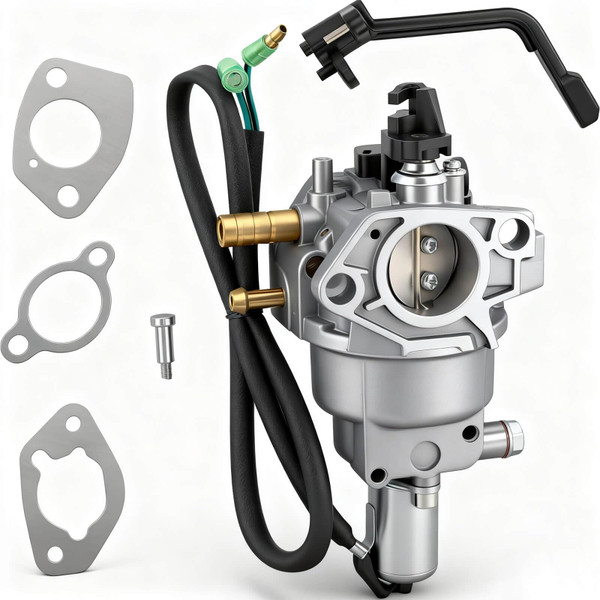 P28-4-H Carburetor Carb,Compatible with Dual Fuel Generator Champion 420CC 100296 71530 439CC 100165,Replacement for Huayi Carb Replacement for Champion 47.131000.28 9375W 7500w