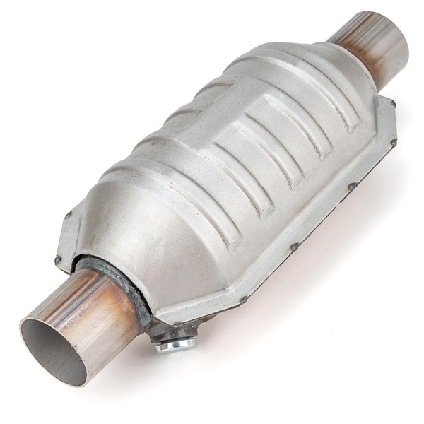 Dylannet 3" Inlet/Outlet Automobile Weld-on Catalytic Converter, Universal High Flow Front Cat Convertor Direct-Fit with Heat Shield and O2 Port Catalytic Convert (EPA Compliant) (3" 1PCS)