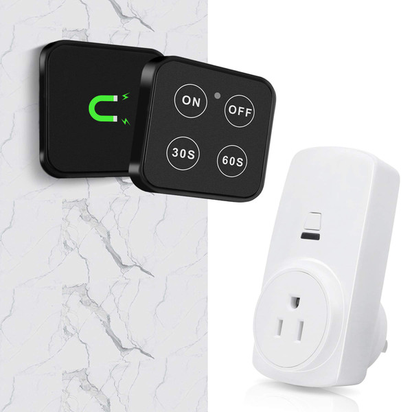 Garbage Disposal Wireless Switch Kit with 30s 60s Portable Timer Remote