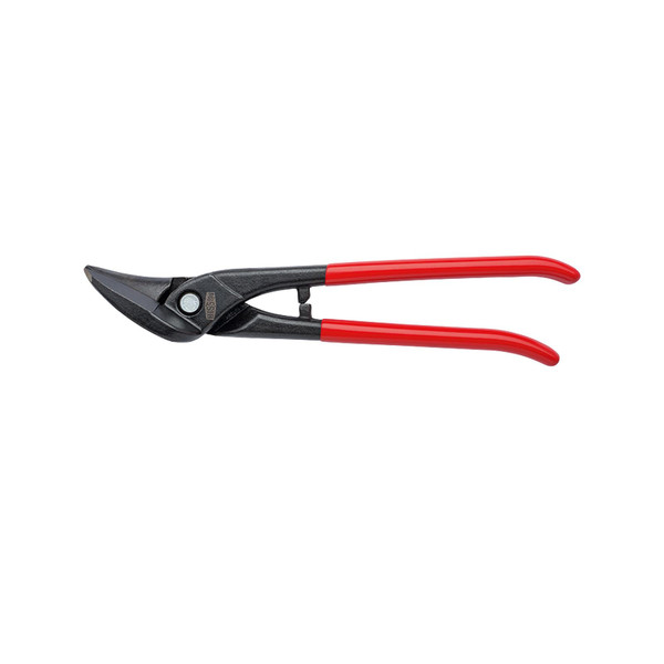 Bessey D216-280-B-SBSK Shape and straight cutting snips right cutting, Silver/Blue