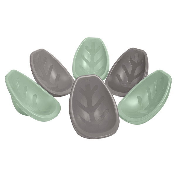 ECR4Kids Leaf Floor Seat, Rocker Chair, Sage/Grey, 6-Piece
