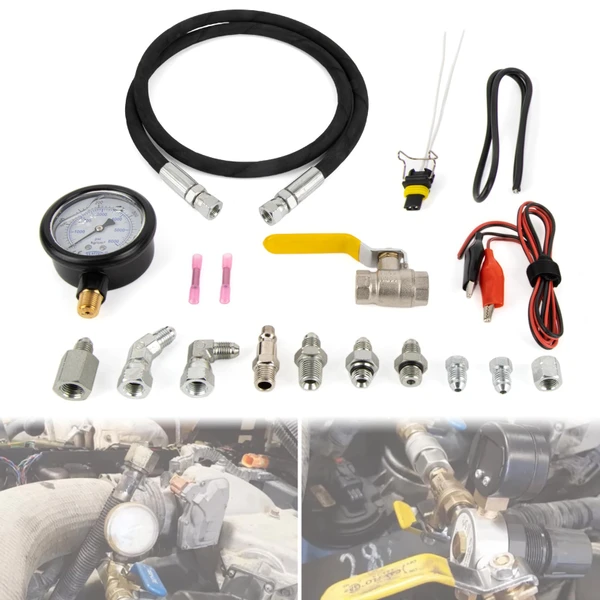 PSLER Hpop Test Tool High Pressure and Air Leak Test Gauge Tool Kit, Compatible with F350 Air Test Tool 6.0L&7.3L Engines 1994-2007