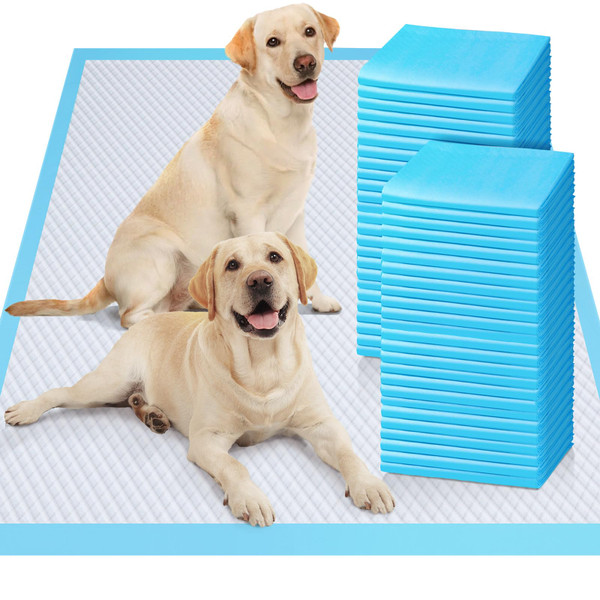 Gimars XXL 30“x36” Thicken 6 Layers Ultra Absorbency Dog Pee Pad Extra Large 3S Quick Dry Leakproof Disposable Urine Pads for Dogs, Cats, Rabbits Pets Gimars XXL 30“x36” Thicken 6 Layers Ultra Absorbency Dog Pee Pad Extra Large 3S Quick Dry Leakproof Disposable Urine Pads for Dogs, Cats, Rabbits Pets