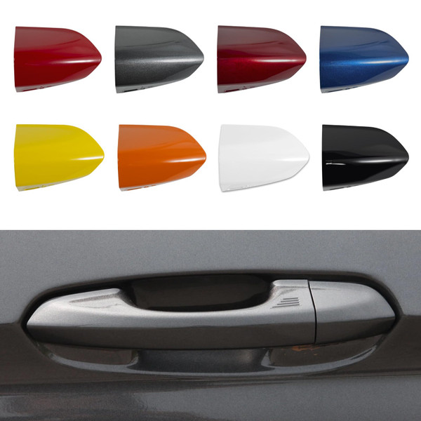 CZShiYue Car Front Left Exterior Door Handle Lock Bezel Cover Cap Fits for Ford Mustang 2015 2016 2017 2018 2019 2020 Replacement FR3Z-63218A15-ACPTM FR3Z-63218A15-AAPTMWhite Car Front Left