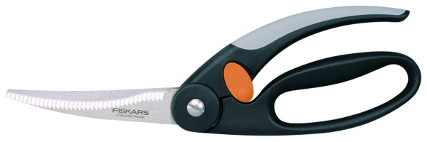 Fiskars Poultry Shear, Total Length: 25 cm, Quality Steel/Synthetic Material