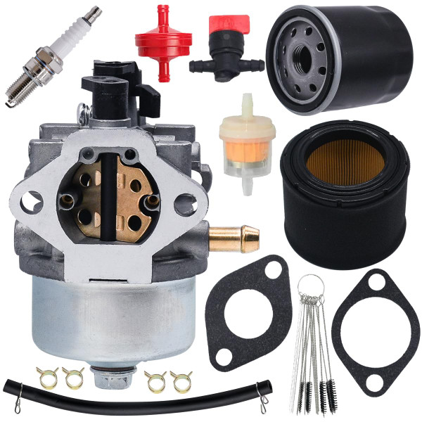 JDLLONG 15004-0962 Carburetor For Kawasaki FJ180V 4-stroke Engine for Toro 22298 22189 Replace 15004-7010 15003-7132 15004-0993 Carb Kit with Air Oil Filter