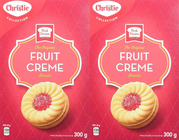 Peek Freans Fruit Crème 300g/10.6oz {Imported from Canada} Pack of 2