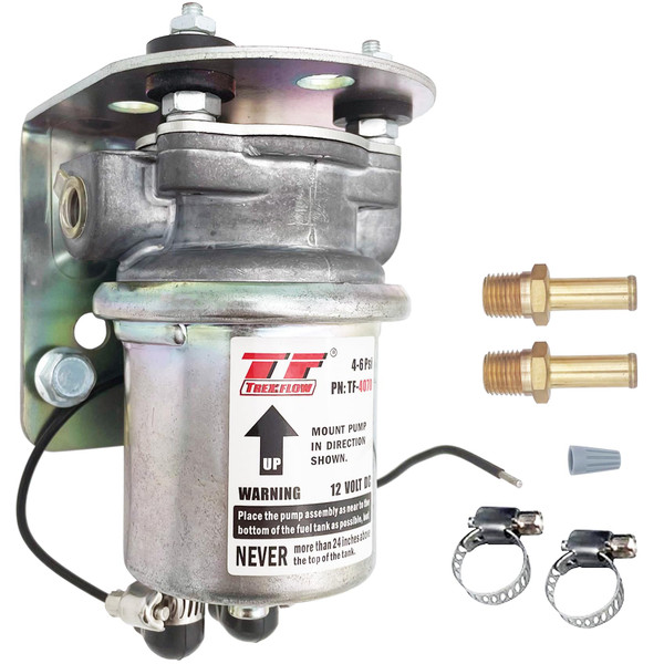 P4070 replacement Electric Fuel Pump 12V 4-6 4-8 Psi fuel pump pre-assembled universal rotary vane for automotive replacement (wiring attachment improved)