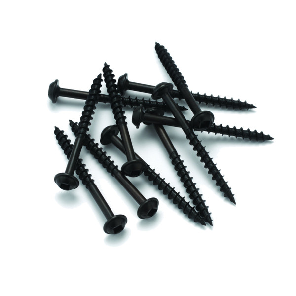 Highpoint 8 X 2 Round Washer Head Woodworking Screws Black Oxide 100 Pc