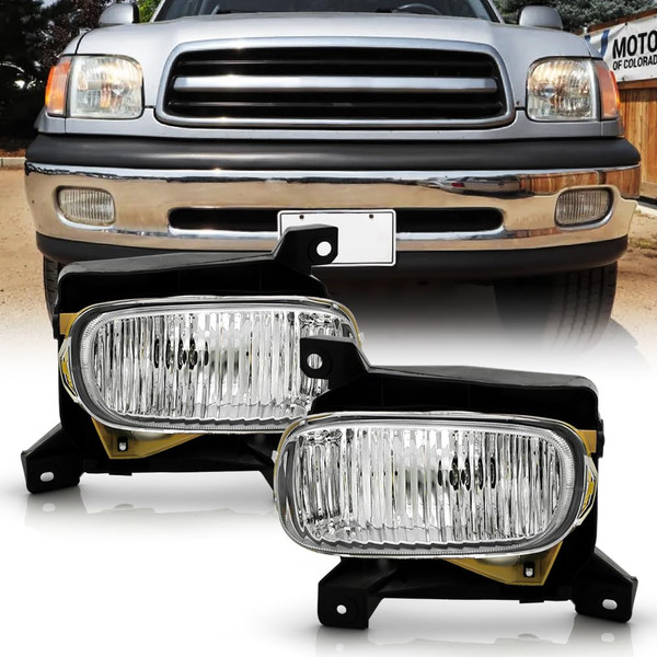 KEEKPO - For 2000-2006 Toyota Tundra w/Steel Bumper Fog Lights Driving Lamps Pair w/Switch Kit Replacement Left+Right
