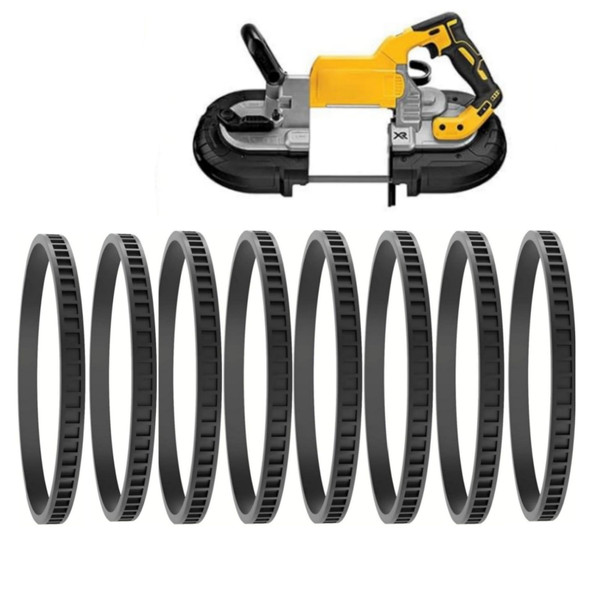 FHUIPENG 650721-00 Bandsaw Rubber Tires Fits Portaband Rubber Wheels DWM120 DCS374 A02807 DW328K D28770 D28770K 514002079 6230 6232-20 (8 Pack)