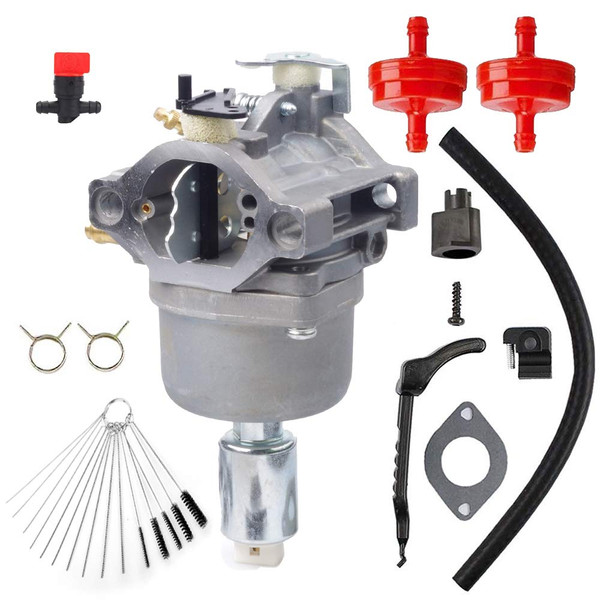 Dosens Carburetor Compatible for 42"Troy Bilt Pony Riding Mower Briggs & Stratton 17.5 I/C OHV Engin Lawn Mower Tractor Tune-Up Kit