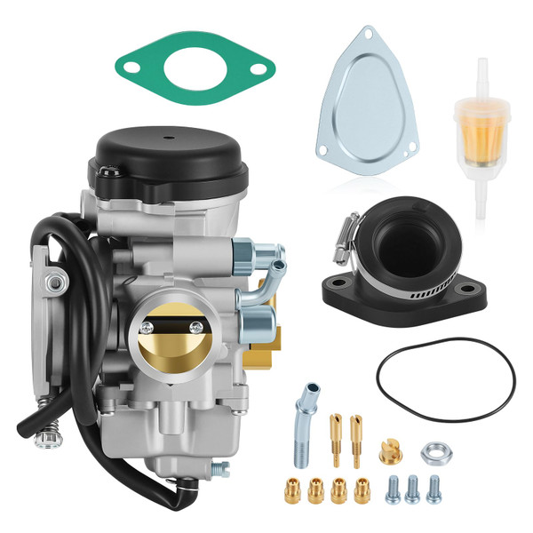 JAVIK Carburetor Intake Manifold Boot For Suzuki QuadRunner 250 LT-F250 LT-F300F King-Quad 300 LT-F300F 1999-2002 O.E.M# 13200-39D22