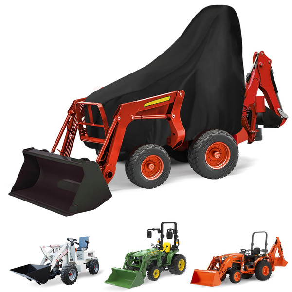 Tractor Cover Compatible with John Deere 1,2,3 Series 1025R 2320 2520 2720 3320 3520,Kubota,Mahindra & Bobcat, Waterproof Heavy Duty 600D Compact Utility Tractor Cowling Cover with Protective Bag Tractor Cover Compatible with John Deere 1,2,3 Series 1025R 2320 2520 2720 3320 3520,Kubota,Mahindra & Bobcat, Waterproof Heavy Duty 600D Compact Utility Tractor Cowling Cover with Protective Bag