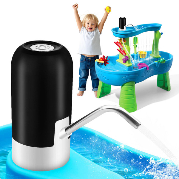 LBAIBB Water Table Pump for Step 2 - Cordless, Portable, Compatible with Most Water Tables - Pump for Water Table Toys Accessory for Kids Fun - Runs 3 Hours