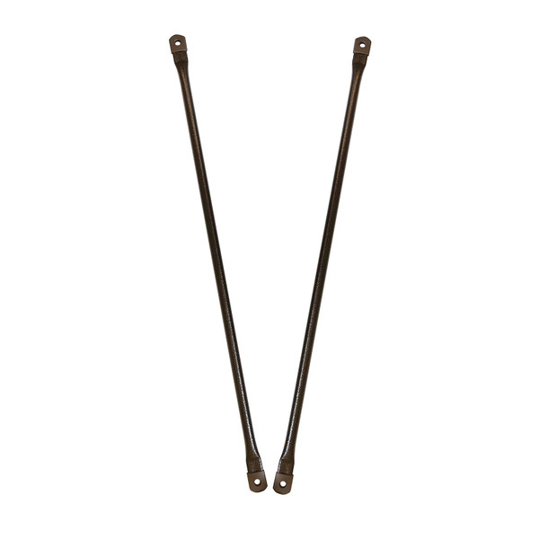 Timyrimy 33.5"/85cm Garden Swing Replacement Rods, Bronze Metal Round Rods for Hanging Swing Seat to Frame (2PCS/CTN)
