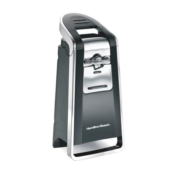 Hamilton Beach Smooth Touch Electric Automatic Can Opener with Easy Push Down Lever, Eliminates Sharp Edges, Opens All Standard-Size and Pop-Top Cans, Extra Tall, Black and Chrome (76606AG) Hamilton Beach Smooth Touch Electric Automatic Can Opener with Easy Push Down Lever, Eliminates Sharp Edges, Opens All Standard-Size and Pop-Top Cans, Extra Tall, Black and Chrome (76606AG)