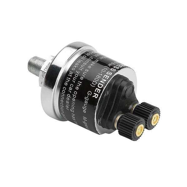 GlowShift Replacement 2 Post 100 PSI Fuel Pressure Gauge Sensor Sending Unit 1/8-27 NPT Thread