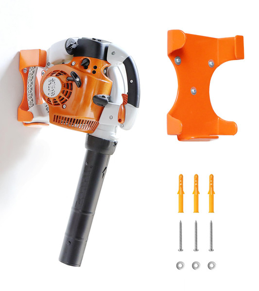 Leaf Blower Hanger, 1 Pack Upgrade Handheld Blower Rack for Garage Wall, Leaf Blower Holder Mount Compatible with Stihl BG-86, SH86