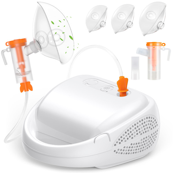 KOPACT Nebulizer Machine - Nebulizer Machine for Adults & Kids for Breathing Problems with 3 Masks and 1 Mouthpiece, Adjustable Amount Desktop Portable Nebulizer for Home Use KOPACT Nebulizer Machine - Nebulizer Machine for Adults & Kids for Breathing Problems with 3 Masks and 1 Mouthpiece, Adjustable Amount Desktop Portable Nebulizer for Home Use