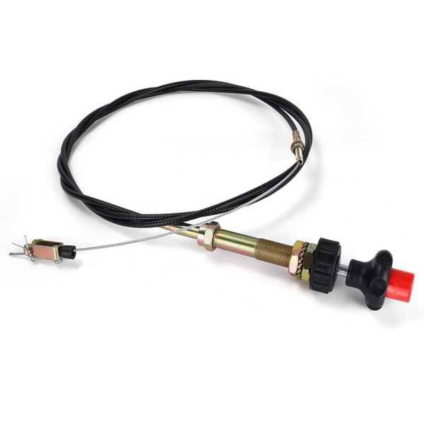 Creative.c 6FT Heavy Duty Vernier Adjustable Lock Control Cable, Part Number VCGTX06, Red Locking Adjustable Heavy Duty Vernier Control Cable