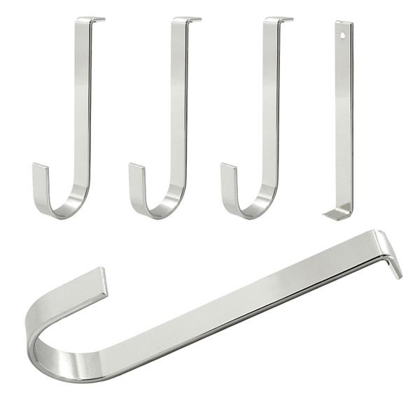 Litoexpe Vinyl Siding Hooks - 4 Pack Stainless Steel Siding Hangers, No Drilling Required for Fiber Cement Board Hooks