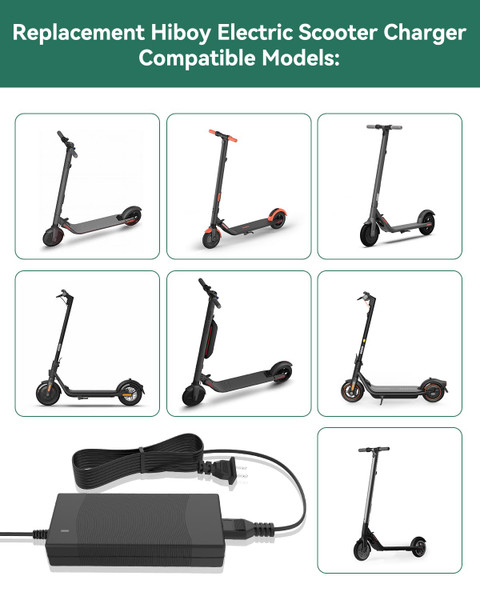 Replacement for Segway Ninebot Charger;FITE ON 42V 1.7A Adapter ...