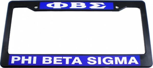Phi Beta Sigma Plastic License Plate Frame [Car...