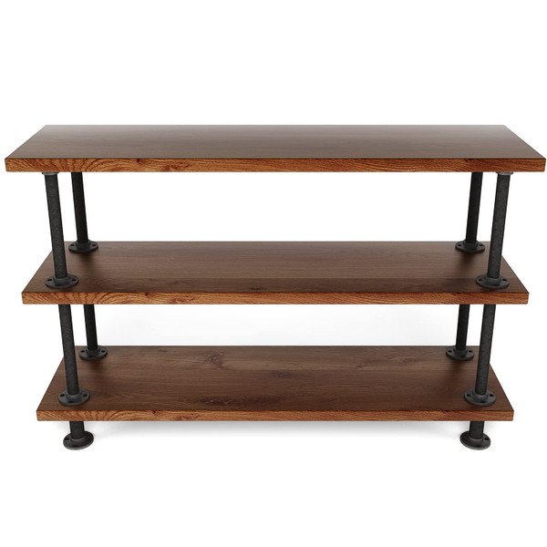 MUZIK 3-Tier Industrial Pipe Table Legs, Heavy Duty for DIY Furniture