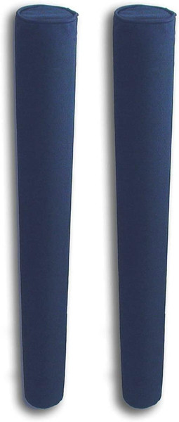 60 in Pair of Navy Mad Dog Products Boat Trailer Guide Pole Pad with Capped Ends - Heavy Duty UV Fade Proof Canvas - Sold in Pairs - Made in USA