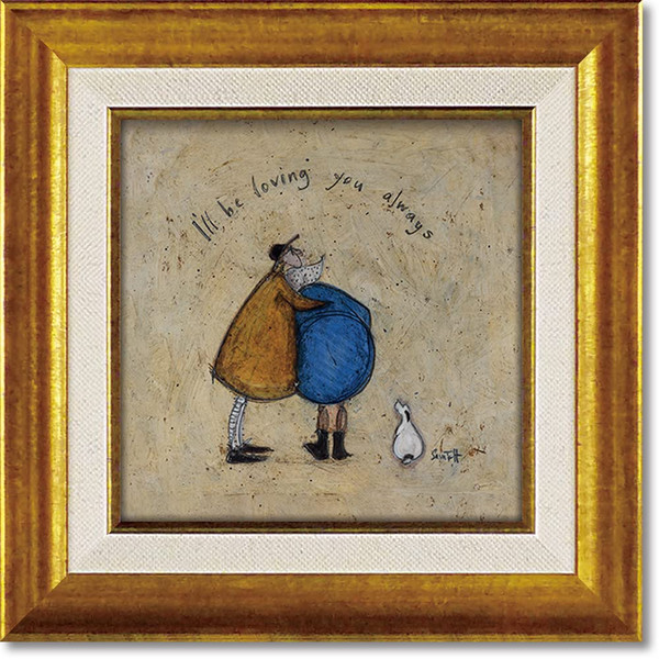 風景専門店(R)のあゆわら Upower Sam Toft Gel-Finished Art Frame, I Love You, One Size, Multicolor